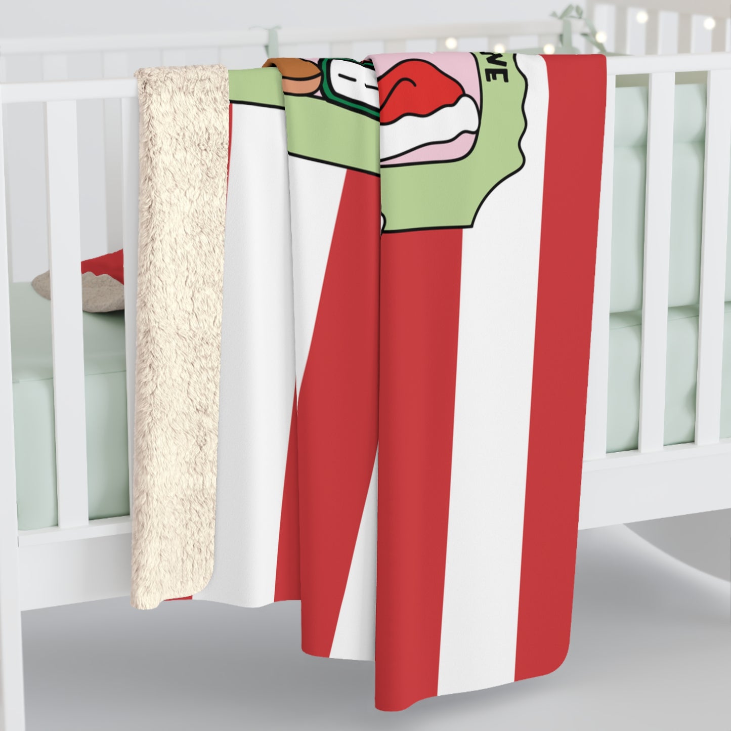 Holly Jolly Book Club (Striped) - Blanket