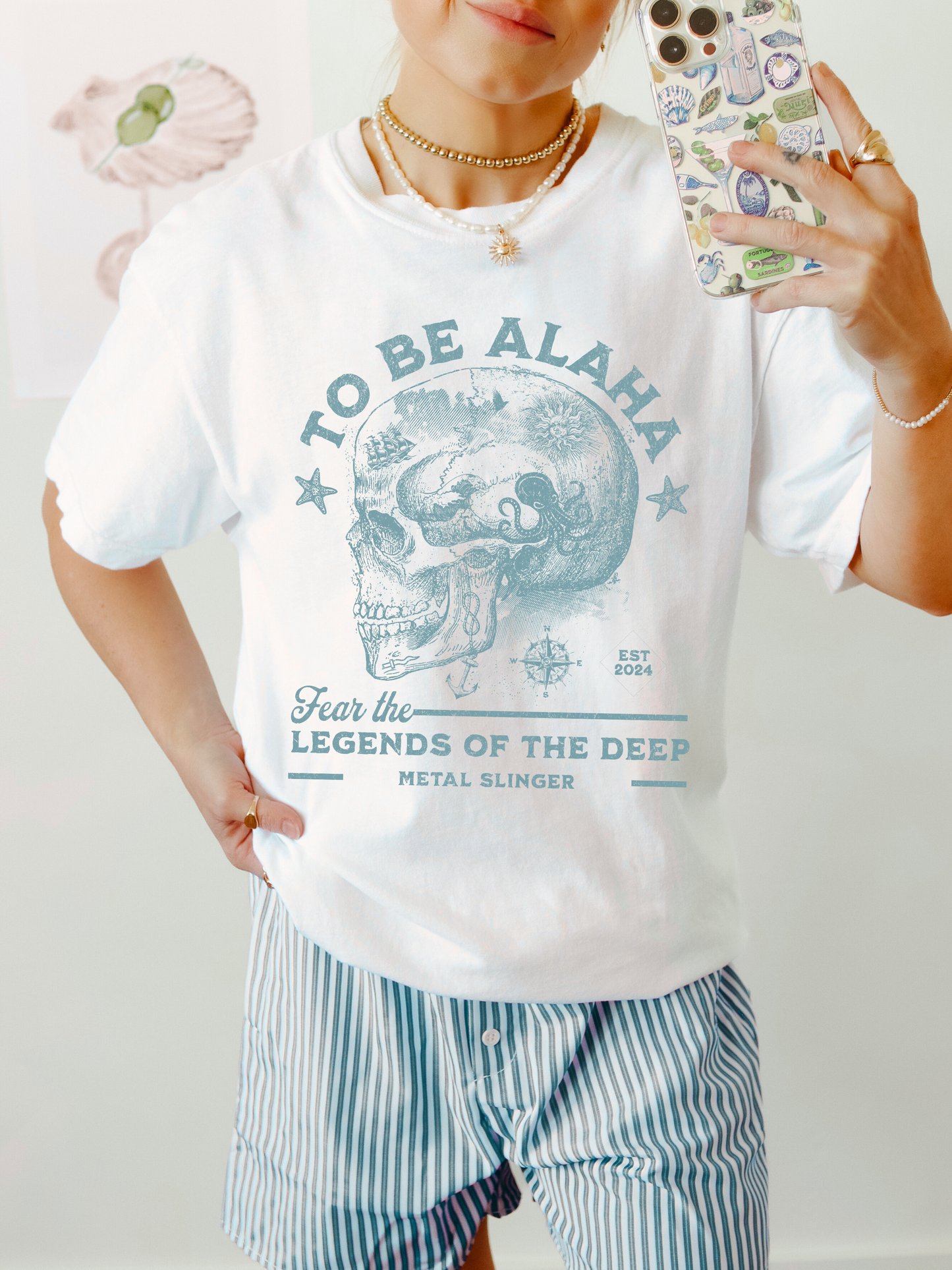 Legends of the Deep - Comfort Colors® Tee, Officially Licensed Metal Slinger Shirt