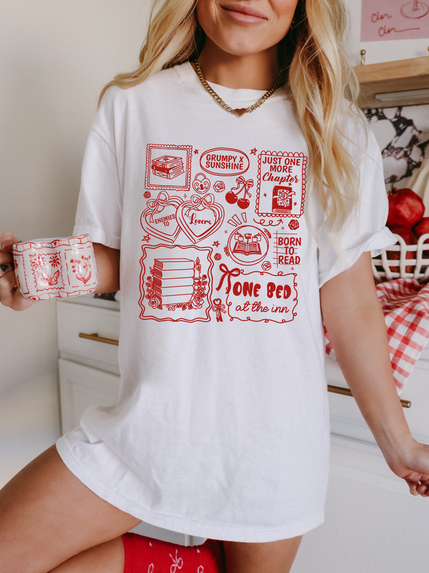 Tropes (Red) - Comfort Colors Tee