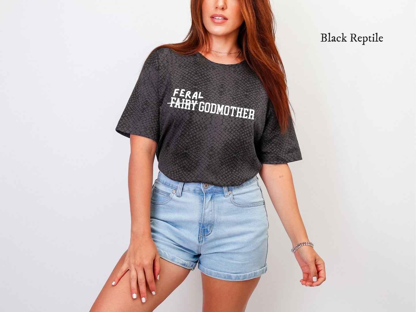 Feral Godmother Animal Print Tee