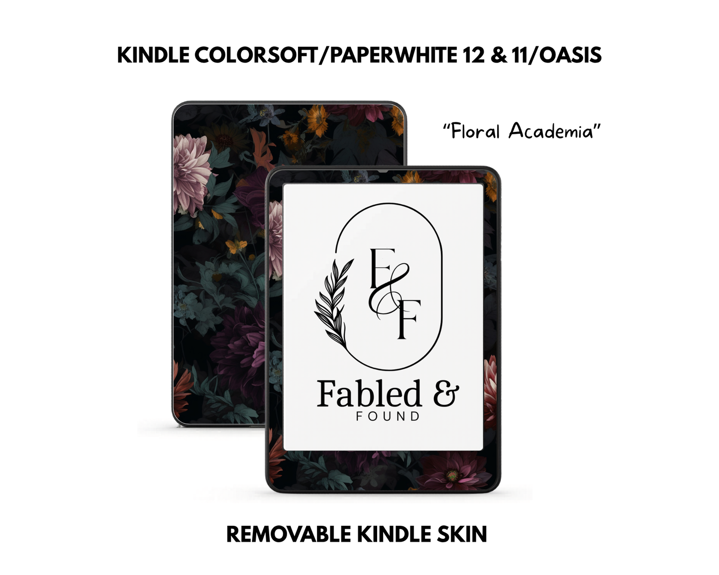 Floral Academia - Kindle Skin