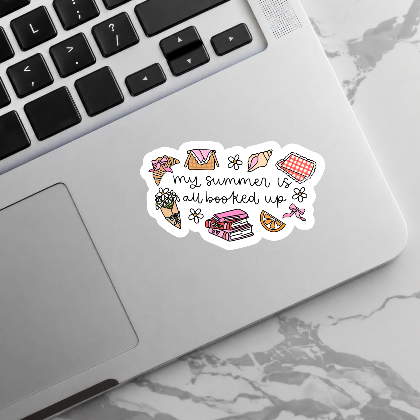 My Summer is Booked Up - Sticker
