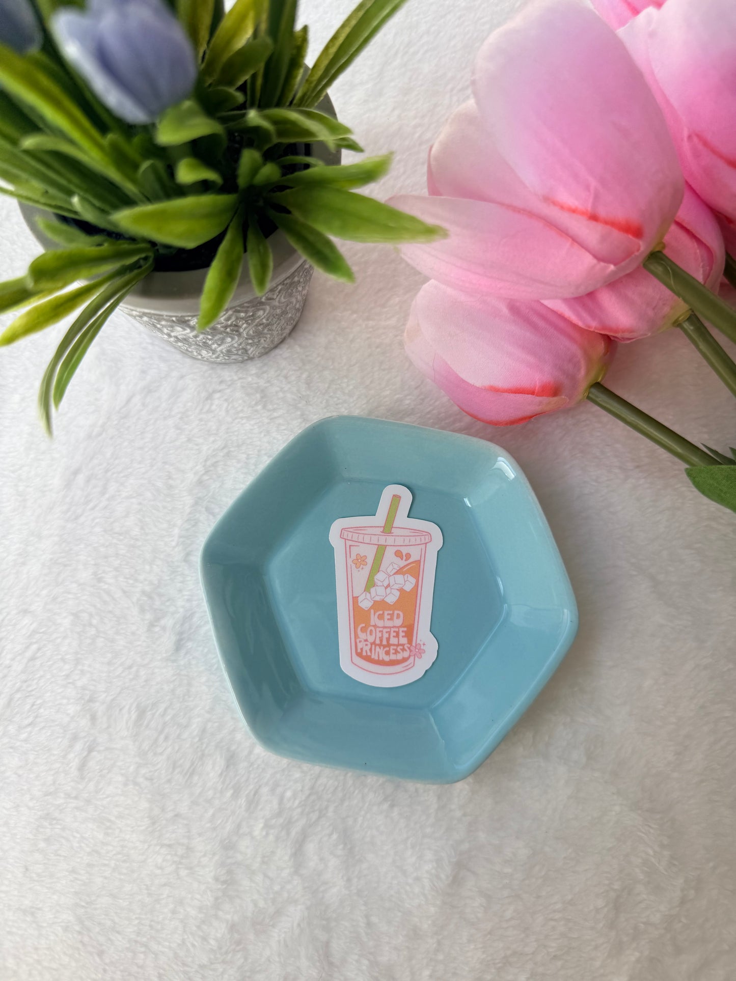 Iced Coffee Princess - Sticker