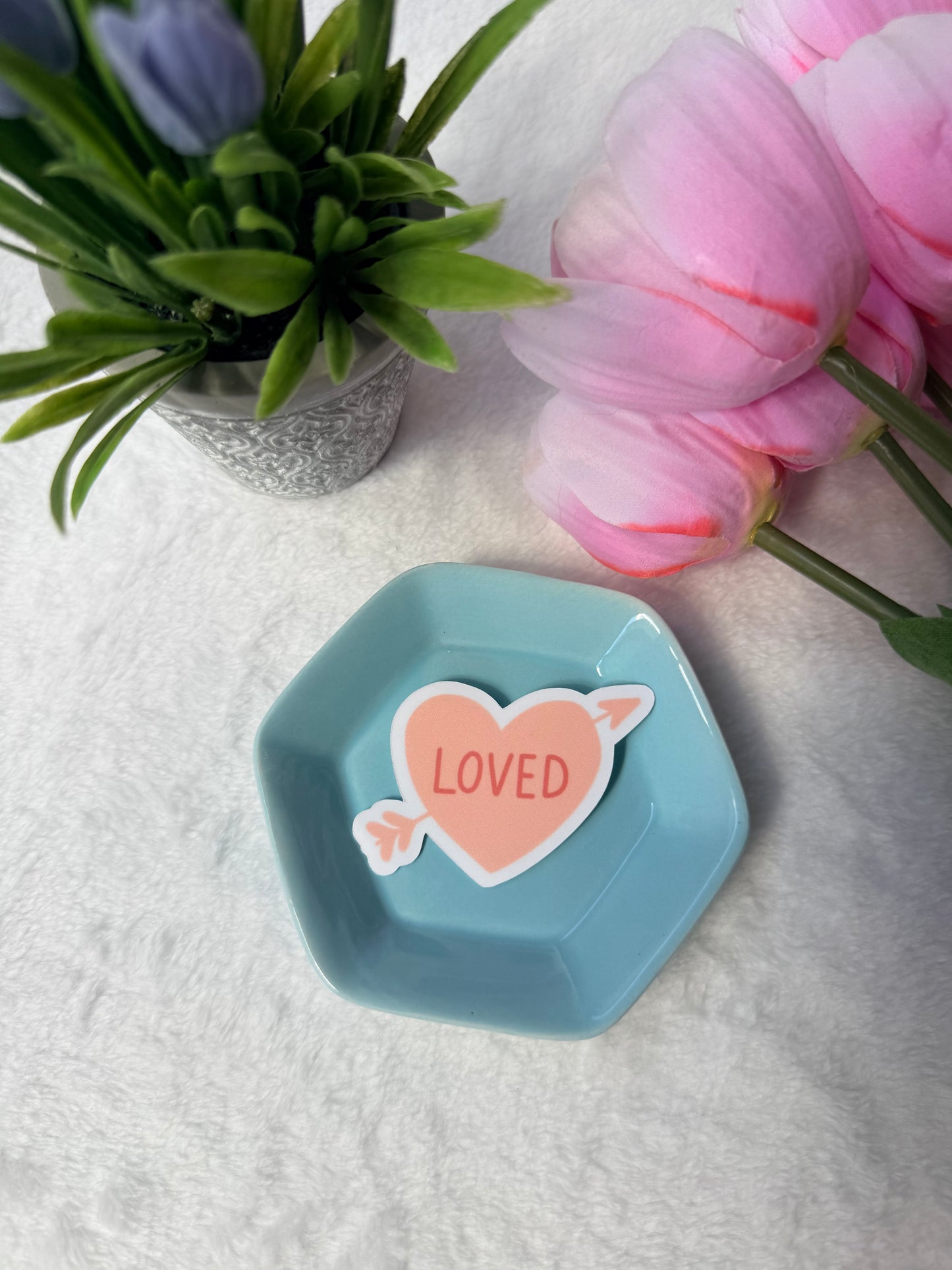 Loved Heart - Sticker
