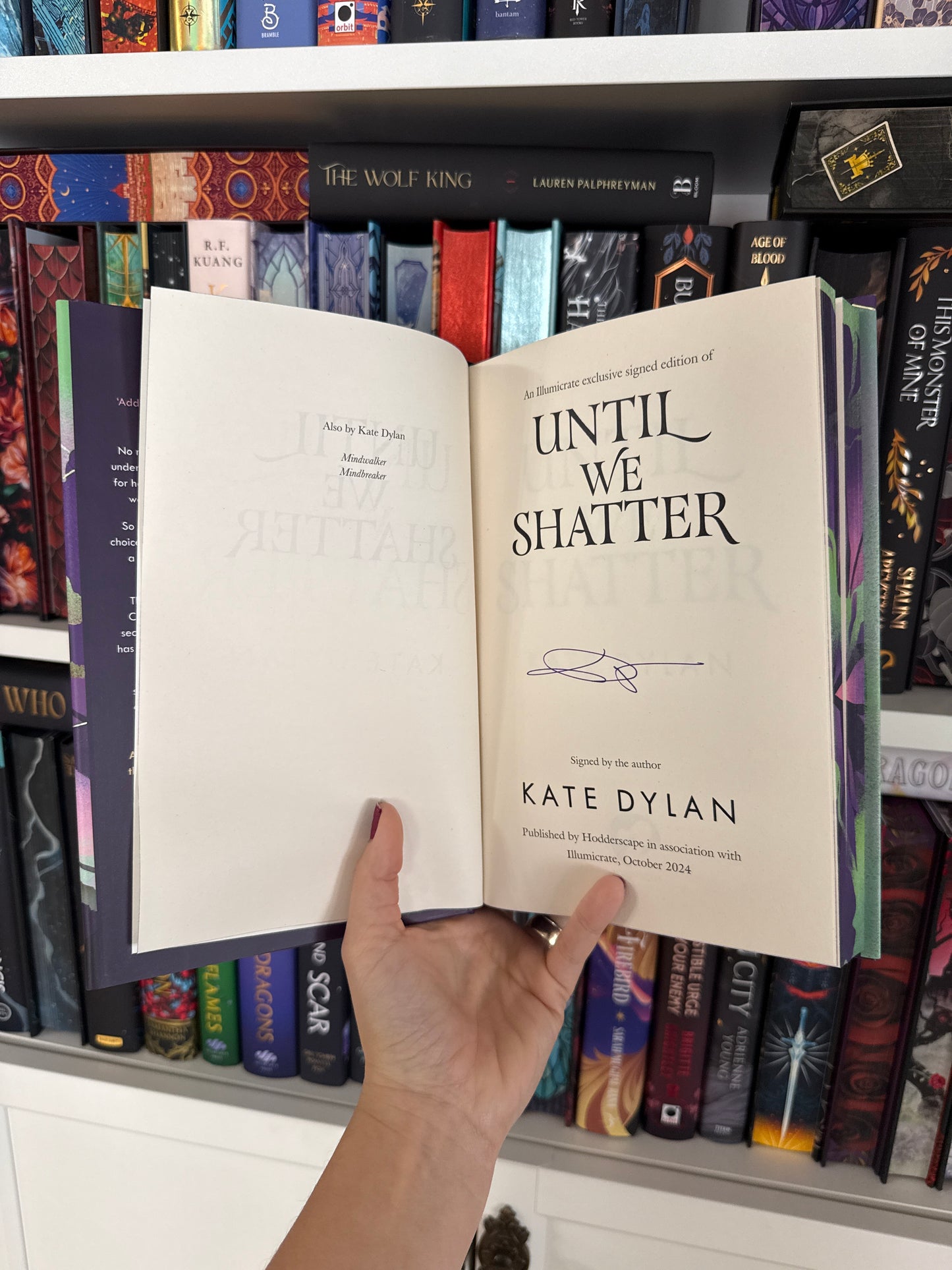 Until We Shatter – Kate Dylan (SIGNED)(Illumicrate)(Hardback)