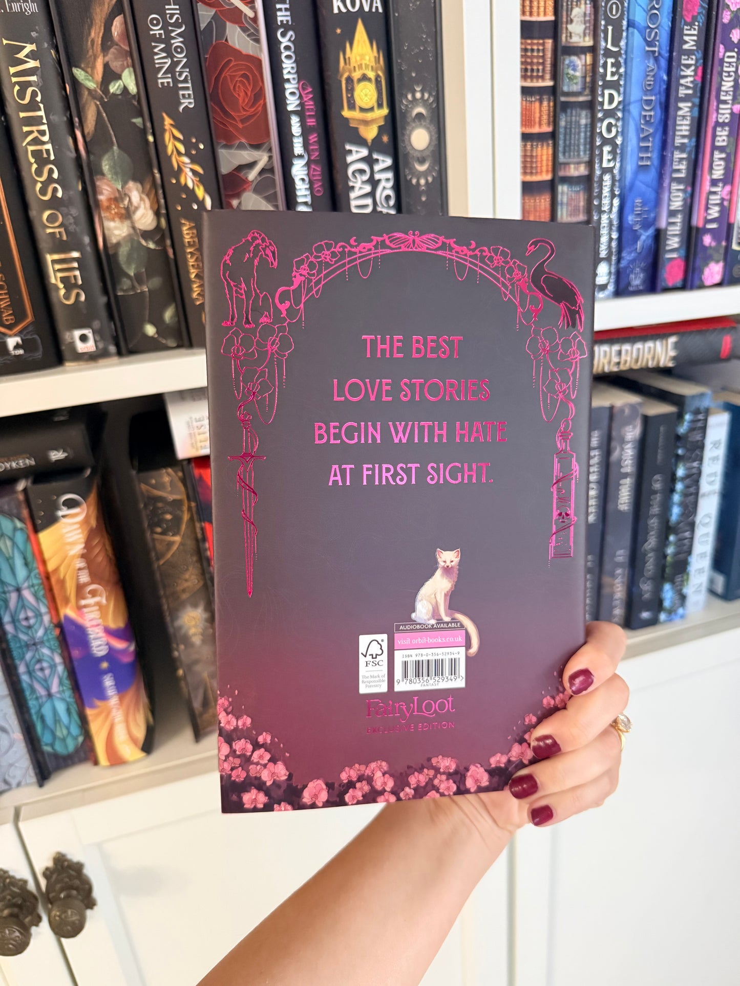 The Irresistible Urge to Fall for Your Enemy – Brigitte Knightley (Fairyloot)(Hardback)