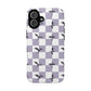 Dragon Check Phone Case — Lavender