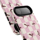 Dragon Check Phone Case — Pink
