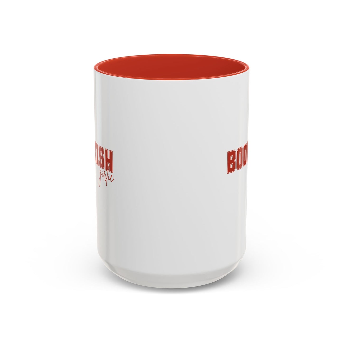 Bookish Girlie Red Coffee Cup, Accent Mugs for Readers, Perfect Gift for Book Lovers, Cozy Home Decor, Literary Gift Idea