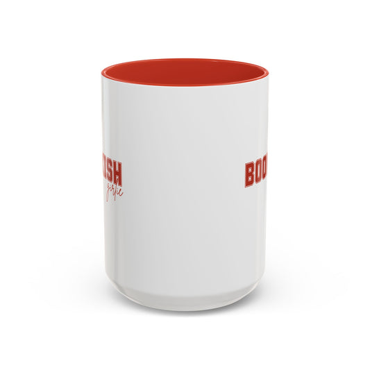 Bookish Girlie Red Coffee Cup, Accent Mugs for Readers, Perfect Gift for Book Lovers, Cozy Home Decor, Literary Gift Idea