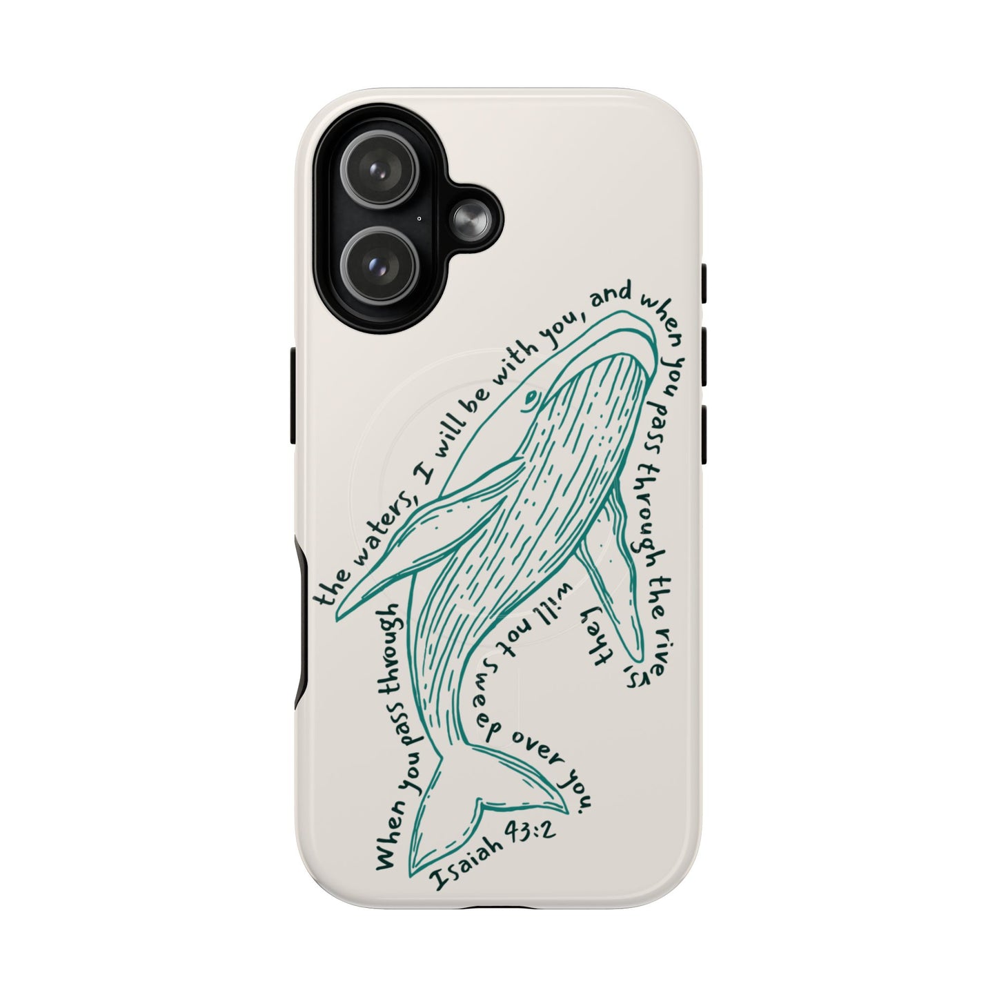 Deep Waters - Cream Phone Case