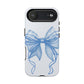 Coquette Blue Bow iPhone Case