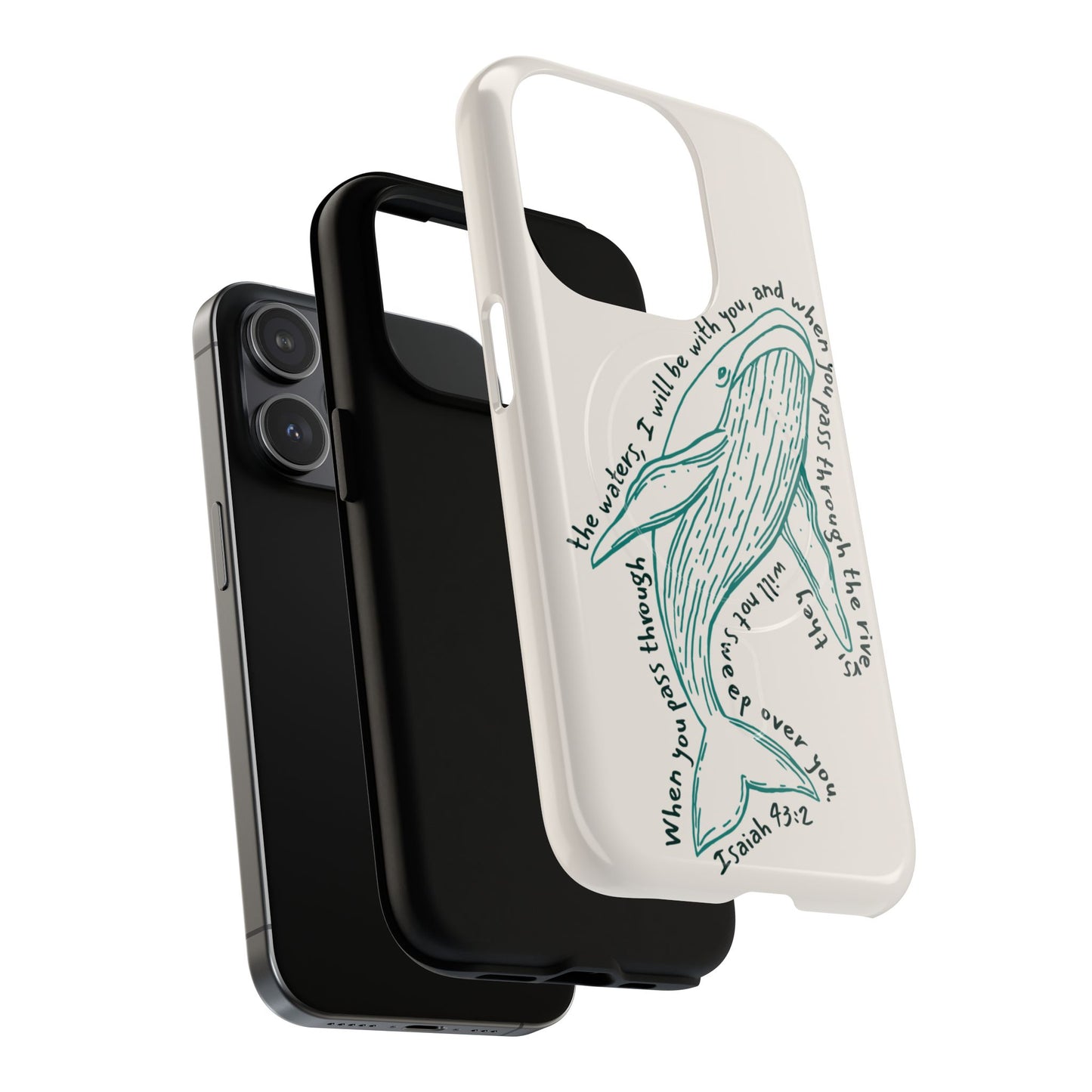 Deep Waters - Cream Phone Case