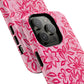 Hot Pink Floral iPhone Case