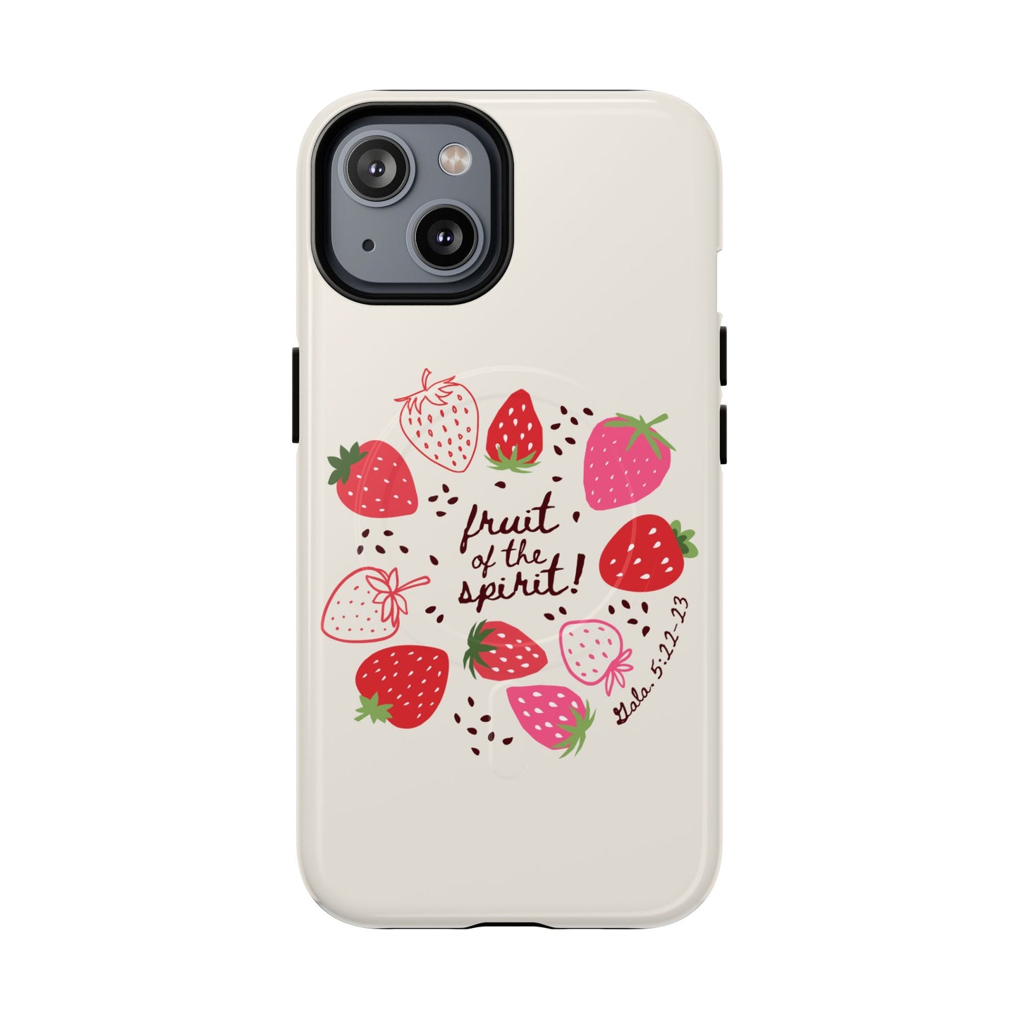 Fruits of the Spirit - Cream Phone Case