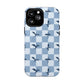 Dragon Check Phone Case — Blue