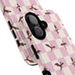 Dragon Check Phone Case — Pink
