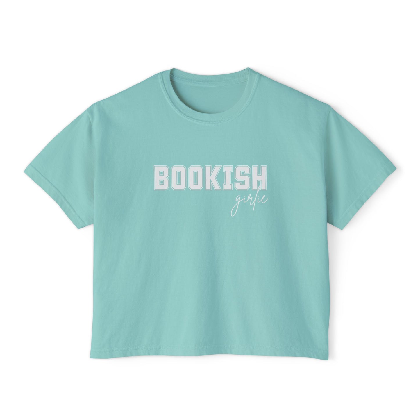 Bookish Girlie - Comfort Colors Crop Tee