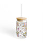 Spring Bookish - Glass Cup