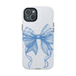Coquette Blue Bow iPhone Case