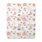 Fall Girlie Pattern Sherpa Fleece Blanket | Perfect for Autumn Comfort, Halloween Decor, Snuggling, Gifts for Her, Home Decor