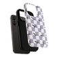 Dragon Check Phone Case — Lavender