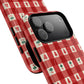 Red Gingham Holiday - Phone Case