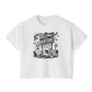 Comfort Colors Crop Tee - Welcome to the Bookstore - Perfect for Book Lovers, Halloween, Cozy Reading Nights, Spooky Vibes