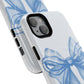 Coquette Blue Bow iPhone Case