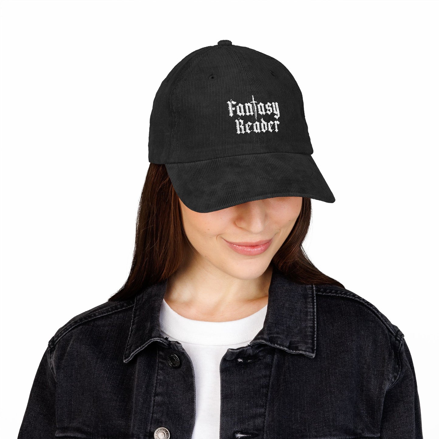 Fantasy Reader - Embroidered Corduroy Hat