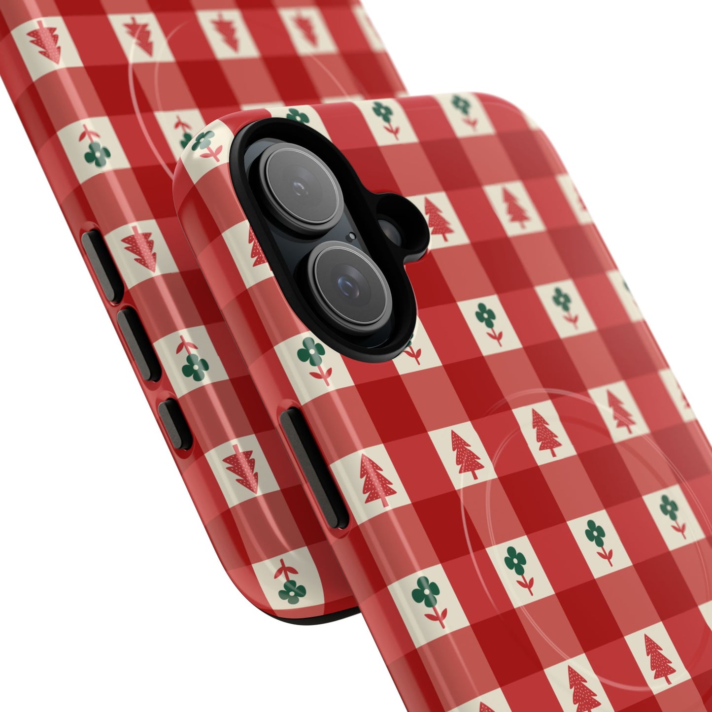 Red Gingham Holiday - Phone Case