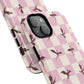 Dragon Check Phone Case — Pink