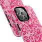Hot Pink Floral iPhone Case
