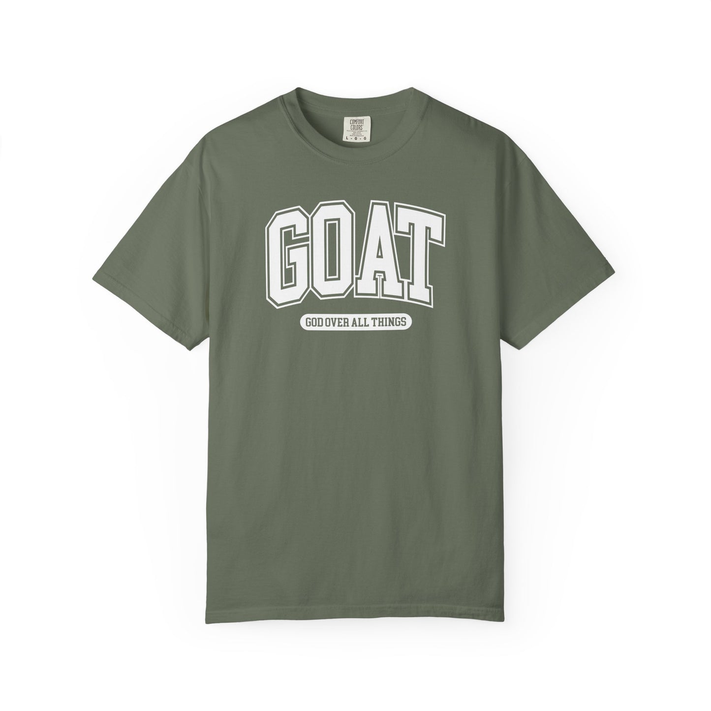 GOAT God Over All Things - Comfort Colors Tee