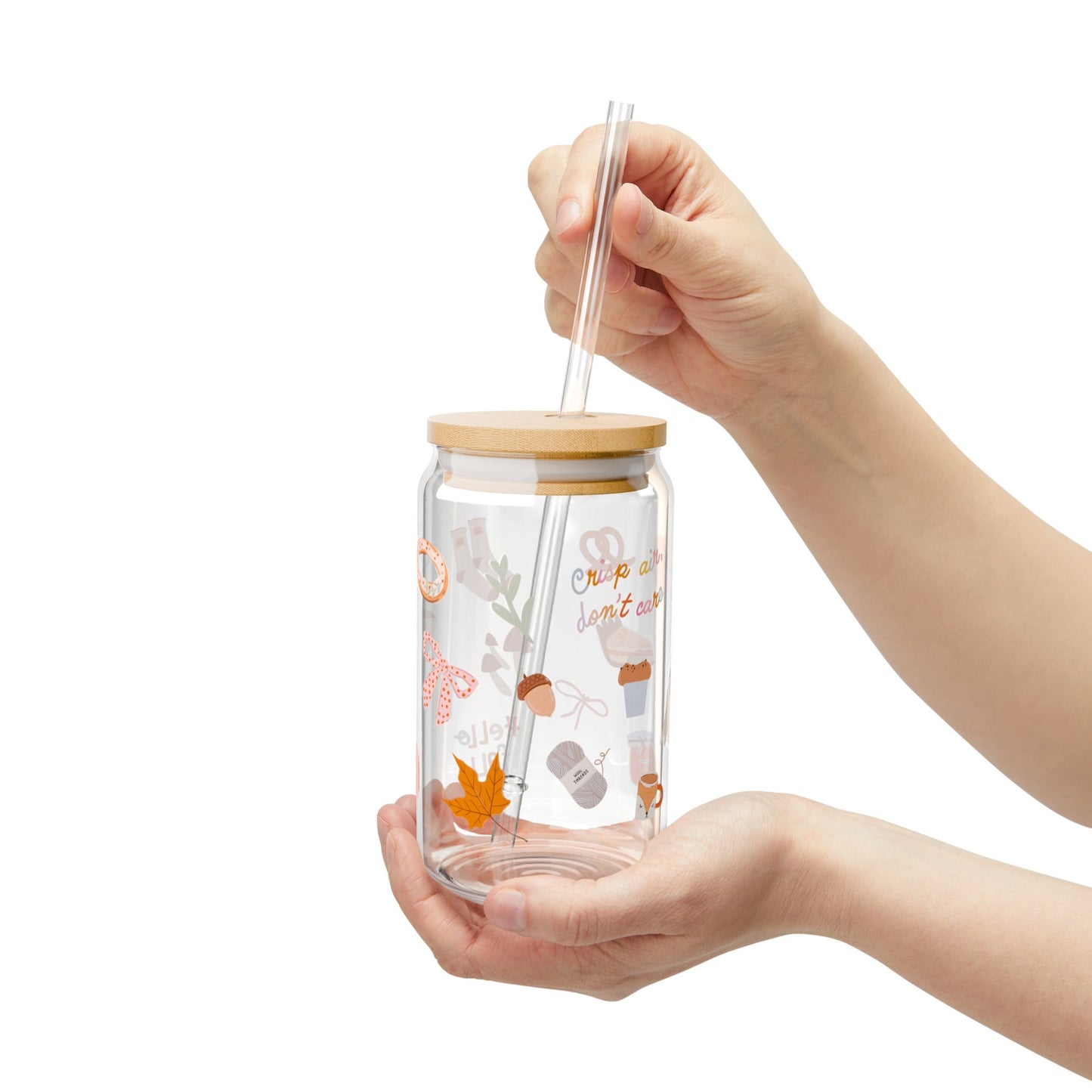 Fall Girlie - Glass Cup