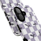 Dragon Check Phone Case — Lavender