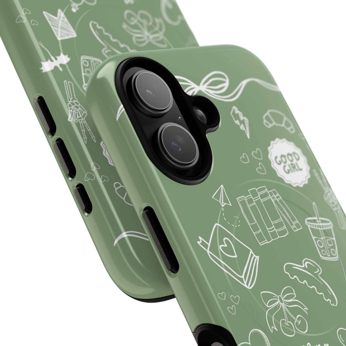 Sage Green Bookish iPhone Case