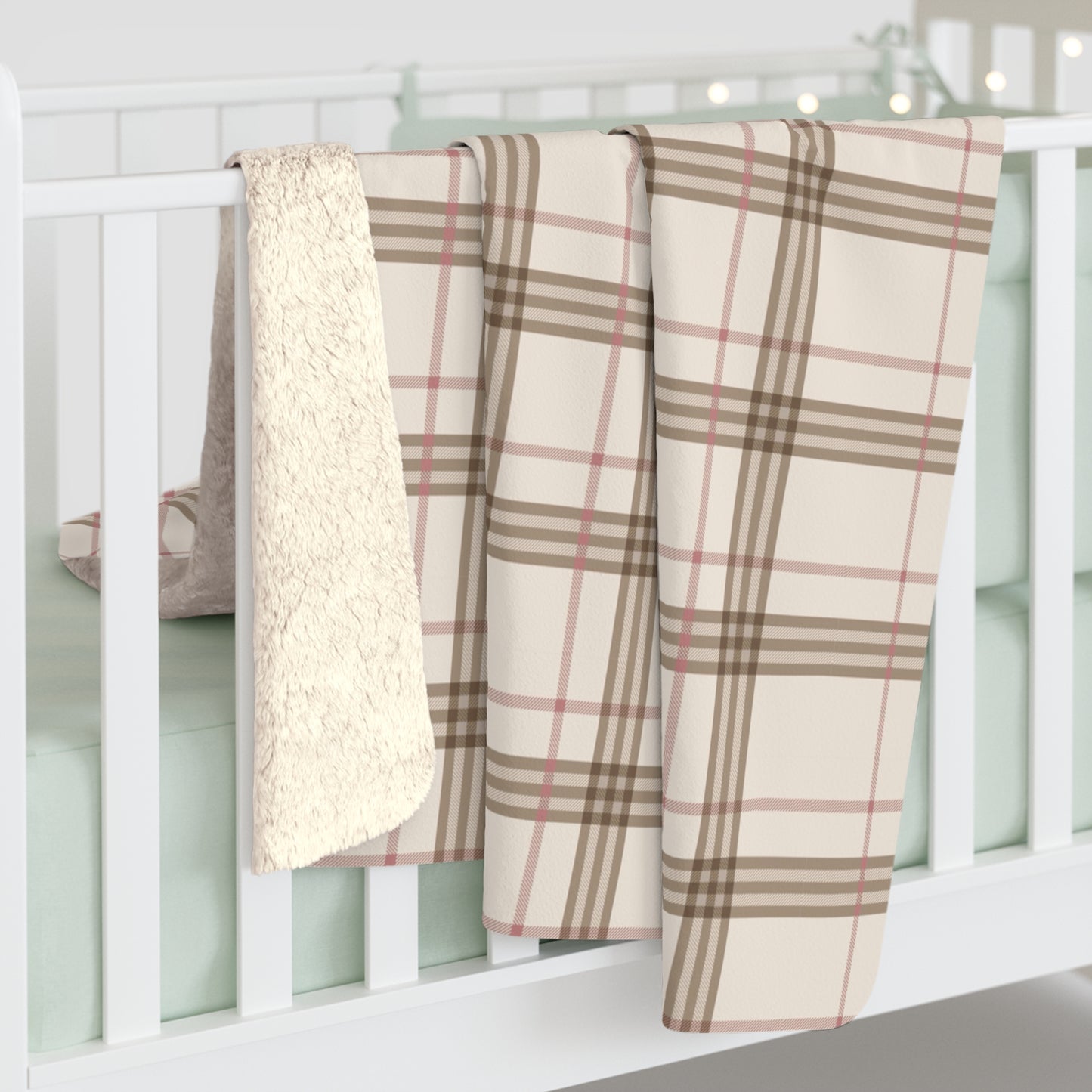 FF x Reading Through Realms - Plaid Sherpa Blanket