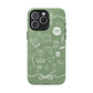 Sage Green Bookish iPhone Case