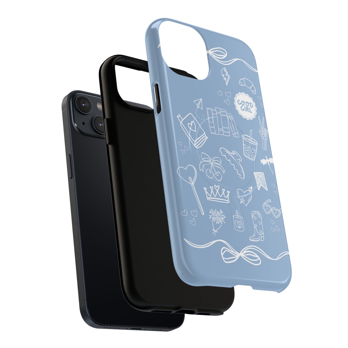 French Blue Bookish iPhone Case