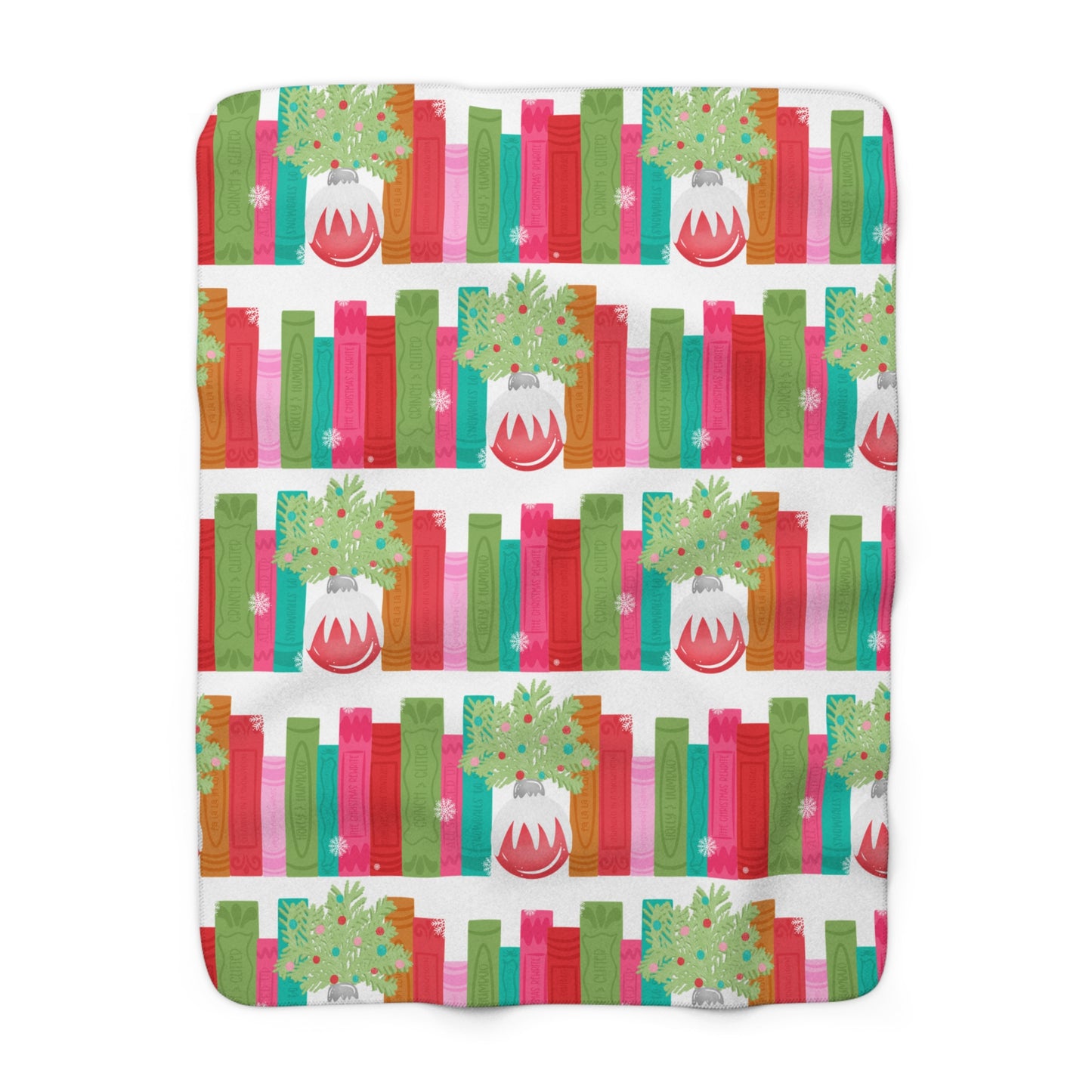 Christmas Bookshelf - Blanket
