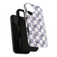 Dragon Check Phone Case — Lavender