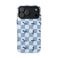 Dragon Check Phone Case — Blue