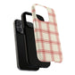 Red and White Plaid - Phone Case