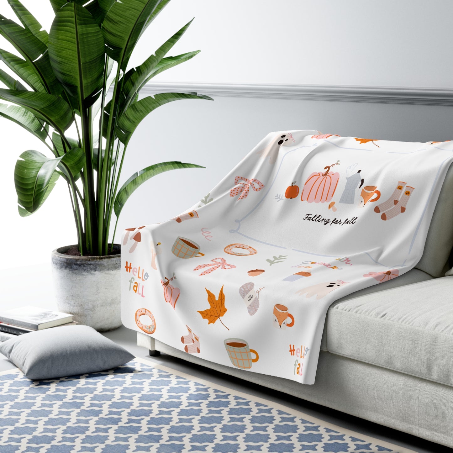 Fall Girlie - Falling For Fall Blanket