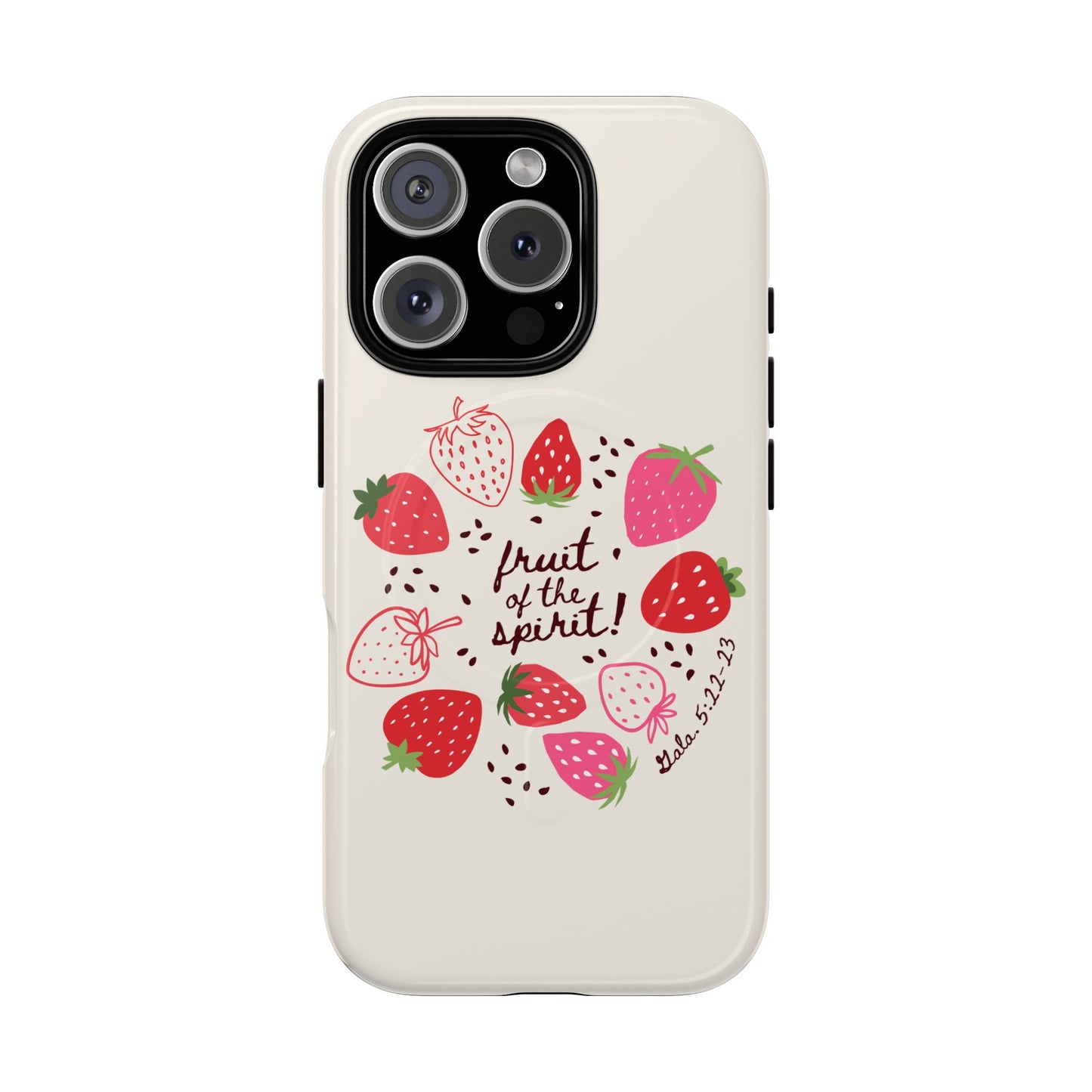 Fruits of the Spirit - Cream Phone Case