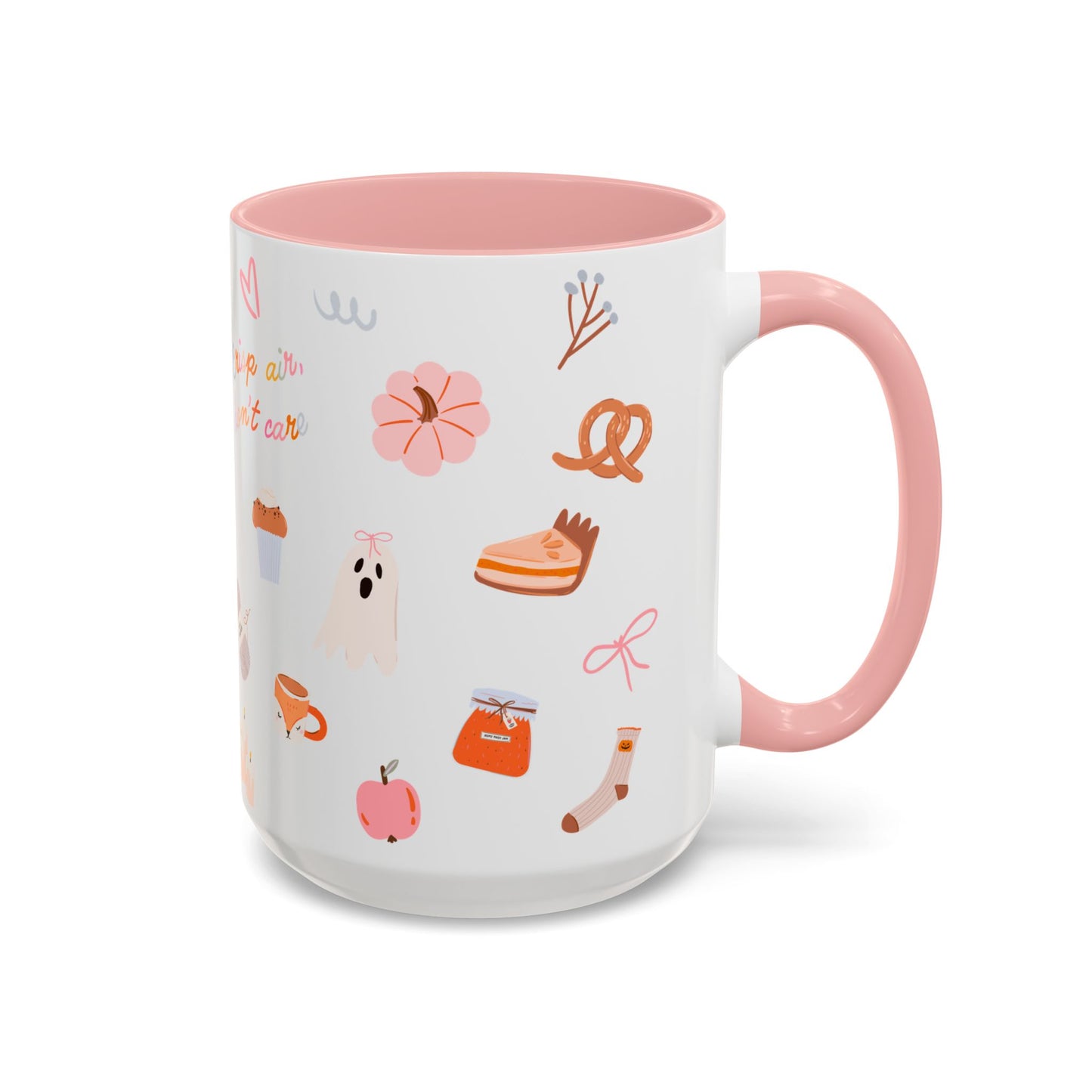Fall Girlie Coffee Mug, Cute Mug, Fall Decor, Seasonal Gift, Cozy Drinkware, Coffee Lover's Mug, Whimsical Autumn Coffee Cup