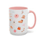 Fall Girlie Coffee Mug, Cute Mug, Fall Decor, Seasonal Gift, Cozy Drinkware, Coffee Lover's Mug, Whimsical Autumn Coffee Cup