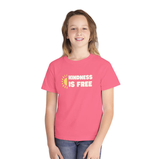 Kindness is Free - (Youth) Comfort Colors Tee