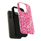 Hot Pink Floral iPhone Case